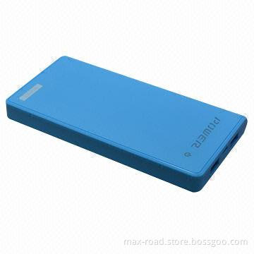 12,000mAh Slim Book Style Full Capacity Power Bank, Back up Emergency Battery